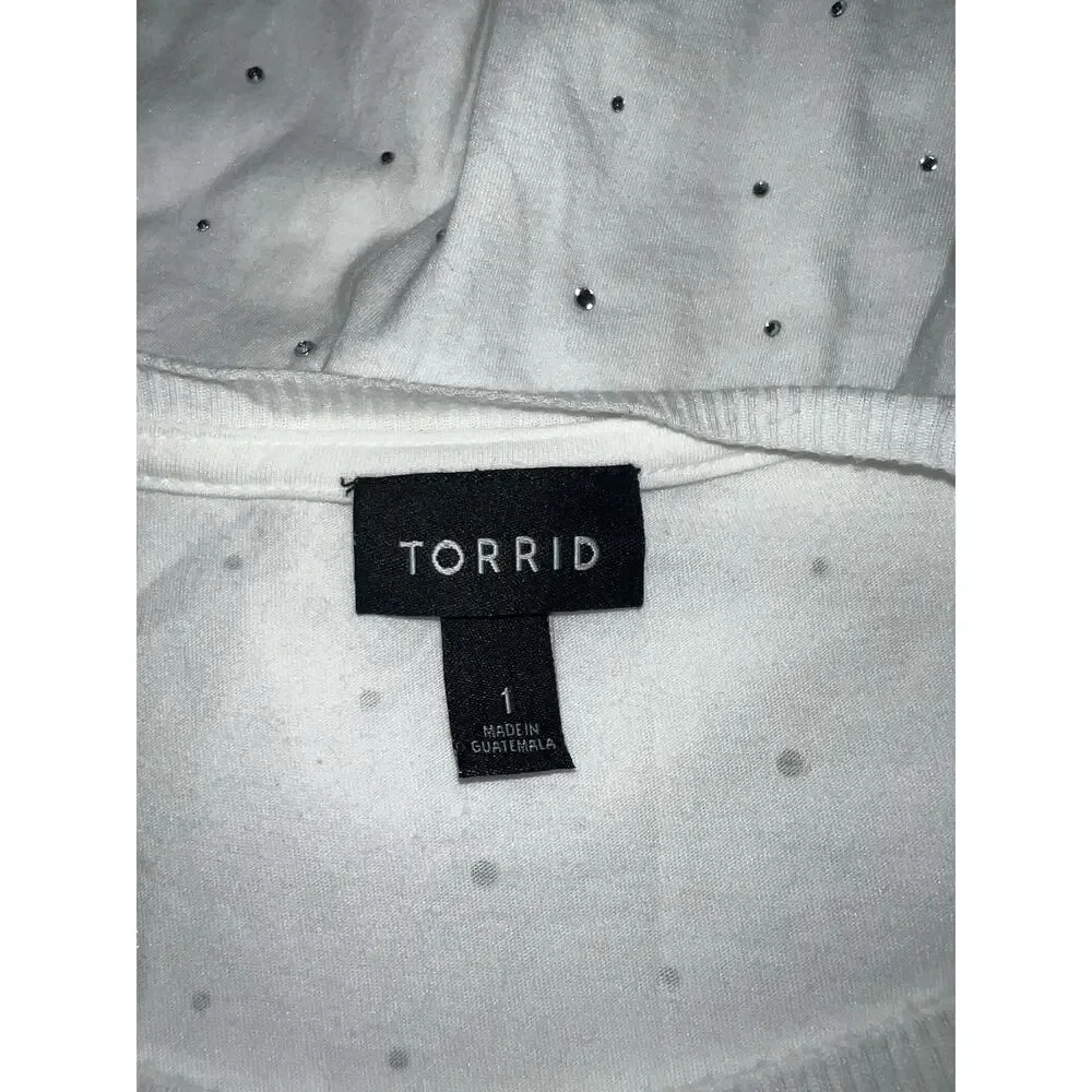 Torrid women’s white tee - Picture 8 of 12